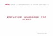 Employee Handbook for Staff - University of New Mexico Web viewEMPLOYEE HANDBOOK FOR STAFF (Enter Department Logo here) Welcome! It is my sincere pleasure to welcome you to the (Enter