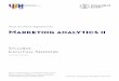 Prof. Dr. René Algesheimer Marketing analytics iia5ac08ee-f115-450b-9a9... · data analysis. This interactive ... cover topics like conjoint analysis, social network analysis or