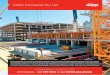 CASC Formwork Pty Ltd - gcs.group · PDF fileto deliver formwork contracting, concrete pumping and concrete placement services. Experienced team CASC has been part of the WA construction