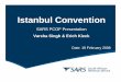 Istanbul Convention - Amazon Web Servicespmg-assets.s3-website-eu-west-1.amazonaws.com/docs/080219istan… · Istanbul Convention (V) The 34 articles of the main body are contained