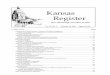 In this issue Page - Kansas Secretary of State | · PDF fileIn this issue... Page ... Social and Rehabilitation Services Notice of Interim Housing Grant ... The RFP is posted on the