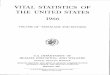 Vital Statistics of the United States, 1966 · PDF fileVITAL STATISTICS OF THE UNITED STATES, ... characteristics of their marriage, and number of children. ... -married: Marriage-registration