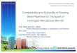Compatibility and Suitability of Existing Steel Pipelines ... · PDF fileASME B31.12 describes rules for hydrogen pipelines with reference to ASME BPVC Section VIII, Division 3, Article