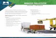 ROBOTIC PALLETIZER - Magnum Systems · PDF fileROBOTIC PALLETIZER Engineering, ... ROBOTIC PALLETIZING WITH SPEED, PRECISION ... Bag Gripper Operator panel supplied with