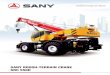 SANY ROUGH-TERRAIN CRANE SRC 550Hresource.sanygroup.com/files/20120426092931593.pdf · SRC 550H. Product features Techinal parameters Product features Chassis Superstructure P1 P3