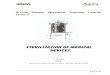 Sterilization of Medical Devices - WFHSS · PDF fileLevel 2 Script of the wfhss education group Sterilization of Medical Devices ... thermoelectric testing or of validated processes