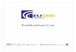 Publications List - EU SME Centre: China Market Research ... List... · Publications List Implemented by . 1 ... Tuca IT - Recruiting Personnel in China 08-2014 ... Using WeChat for