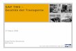 SAP TMS – Gestión del  · PDF fileSAP TMS – Gestión del Transporte Josep Ramon Bonamusa SAP Iberia 27 Marzo 2008