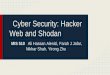 Cyber Security: Hacker Web and Shodan · PDF fileCyber Security: Hacker Web and Shodan MIS 510 Ali Hassan Alenizi, Farah J Jafar, Nikhar Shah, Yirong Zhu
