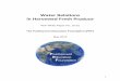 Water Relations in Harvested Fresh Produce relations PEF white paper... · Water relations in harvested fresh produce ... At the time of harvest the water content of fruits ... The