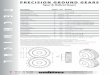 PRECISION GROUND GEARS - Ondrives · PDF filePRECISION GROUND GEARS ... Reference profiles DIN 867 1.25/0.20/1.00 form ZI for worms and DIN 867 1.25/0.20/1.00/0.20 for wheels. Backlash
