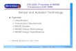 Sensor and Actuator Technology - · PDF file1 EEL5225: Principles of MEMS Transducers Lecture 2 by Xie 8/25/2004 Sensor and Actuator Technology Agenda: ÊClassification ÊTransduction
