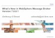 What’s New in WebSphere Message Broker Version 7.0.0 · PDF fileWhat’s New in WebSphere Message Broker ... – Simplify application connectivity to provide a flexible and dynamic