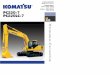 FLYWHEEL HORSEPOWER OPERATING WEIGHT Komatsu designed the PC220-7 to have easy service access. We know by doing this, routine maintenance and servicing are less likely to be skipped,