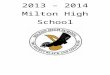 2009-2010 - Milton High School Mighty Black & Gold Web viewMilton High School BandsThe Mighty Black & Gold Marching BandSymphonic, Concert, & Varsity BandsJazz BandBlack Gold Percussion