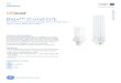 Biax™ D and D/E - Farnell · PDF fileGE Lighting Biax™ D and D/E DATA SHEET Compact Fluorescent Lamps Non-Integrated 10W, 13W, 18W and 26W Product information Biax™ D & D/E LongLast™