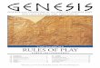 A “PAX” Series game, Vol. II RULES OF PLAY - GMT · PDF fileA “PAX” Series game, Vol. II GMT Games, LLC • P.O. Box 1308, Hanford, CA 93232-1308 • . 2 Genesis Rules of Play