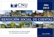 RENDICIÓN SOCIAL DE CUENTAS - cnu.edu.ni n.pdf · PDF fileGTZ ASDI CATIE IICA FLACSO CONACYT OEI LATINDEX INASP. Programas en Desarrollo