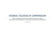 FEDERAL TELEHEALTH COMPENDIUM - c.ymcdn.comc.ymcdn.com/.../resource/resmgr/docs/federal_telehealth_compendiu.… · Federal Telehealth Compendium 2 Overview The Federal Telehealth