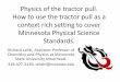 Physics of the tractor pull. How to use the tractor pull ...web.mnstate.edu/lahtiri/Physics of the tractor pull HANDOUTS.pdf · Physics of the tractor pull. ... context rich setting