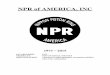 NPR of AMERICA, · PDF filenpr of america, inc 1973 ~ 2015 established: 1973 products: piston rings, ... kia gasoline p462 ~ p463 kia diesel p464 ~ p465 komatsu diesel p466 ~ p469