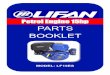PARTS BOOKLET - Bike Essentials 15hp Electric... · Cylinder Head & Cylinder Head Cover Assembly 5 Crankshaft, Piston, Connecting & Balancing Shaft 6 ... Engine switch Wire grommet