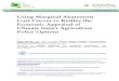 Using Marginal Abatement Cost Curves to Realize the ... · PDF fileUsing Marginal Abatement Cost ... assessment of abatement potential and costs ... advocacy relevant for the OECD
