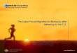 The Labor Force Migration in Romania after Adhering to the ... · PDF file2 The Labor Force Migration in Romania after Adhering to the E.U. •Research method Survey. •Target population