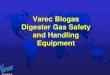 Varec Biogas Digester Gas Safety and Handling · PDF fileVarec Biogas Digester Gas Safety and Handling Equipment. Biogas Definitions. Important Design or Sizing Parameters 1. ... combustible