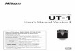 User’s Manual Version 2 - nikonsupport.eunikonsupport.eu/europe/Manuals/ut-1/v2/ut-1_en_05.pdf · Communication Unit User’s Manual Version 2 En Users of D4-series, D800, D800E,