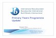 Primary Years Programme Update - Mid-Atlantic · PDF filePrimary Years Programme Update ... Collaborative planning ... of what PYP implementation looks like in IB World schools and