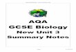 AQA GCSE Biology - smartfuse.s3.amazonaws.comsmartfuse.s3.amazonaws.com/.../2016/11/Biology-Unit-3-Summary.pdf · AQA GCSE Biology – Unit 3 summary notes Page 4 11/15/2016 Active