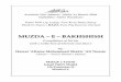 Muzda e Bakhshish - Sunni Dawate · PDF fileMUZDA – E – BAKHSHISH . Compilation of Na’ats . with a Collection of Durood and Dua’s . By: ... DUROOD FOR INCREASED LIVELIHOOD