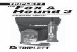 TRIPLETT Fox Hound 3 · PDF fileFox and Hound 3 Instruction Manual ... vides a visual continuity test. The HOUND 3 is a ... Installing a 9 volt battery in the HOUND 3 Remove Battery