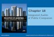 Integrated Audits of Internal Control · PDF fileIntegrated Audits of Public Companies Chapter 18 ... 18-2 Nature of an Integrated Audit ... Integrated Audits of Internal Control