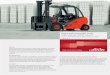 Features - KION North · PDF fileare just one result of applied know-how and engineering. Even in the harshest applications this truck series offers a proven ... Features Linde ProtectorFrame