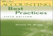 Accounting Best Practices - untag-smd.ac.id · PDF fileSteve issues a free accounting best practices newsletter as well as frequent addi-tional blog postings, ... Chapter 15 Internal