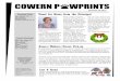 COWERN P WPRINTS - ISD · PDF file‘Paws’ for News from the Principal December 18, 2015 COWERN P WPRINTS Upcoming Events Dec. 23 thru Jan. 1 NO SCHOOL; Winter Break Classes resume