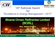 Bharat Oman Refineries Limited (BORL)greenbusinesscentre.com/energyaward2017presentations/General/_BO… · Indian Refineries SEC of Indian Refineries Source: PPAC, BEE, CII website