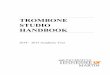 TROMBONE STUDIO HANDBOOK - utm.edu - The - The · PDF fileTrombone(Handbook((( 3(Welcome Welcome to the Trombone Studio at the University of Tennessee at Martin! Becoming a member