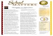 Karen E. Jez Thoughts on Education - District Home Fall School Matters newsletter... · By Karen E. Jez, Superintendent Inside this issue: Customized Learning at Hydetown Elementary