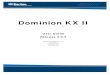 DOMINION KX II DKX2-0E-E - Raritan Inc.support.raritan.com/dominion-kx-ii/version-2.0.6/user-guides/... · Product Photos ... Package Contents ... Dominion KX II Console Layout 