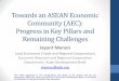 The ASEAN Economic Community: Progress and · PDF fileTowards an ASEAN Economic Community (AEC): Progress in Key Pillars and Remaining Challenges Jayant Menon Lead Economist (Trade