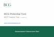 BCG Potential Test -   · PDF file62% people tried this BCG practice test improved themselves more with McKinsey PST practice! Get yours here: