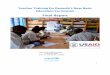 Teacher Training for Rwanda’s New Basic Education Curriculumpdf.usaid.gov/pdf_docs/PA00MPDB.pdf · Teacher Training for Rwanda’s New Basic Education Curriculum . ... The goal