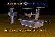 AC400 AmRad · PDF fileFloor to Wall/Ceiling Tubestand • Economical yet full-featured, the AC400 can be configured to meet the needs of any department • Cross-table exams are