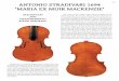 ANTONIO STRADIVARI 1694 'MARIA EX MUIR · PDF fileANTONIO STRADIVARI 1694 'MARIA EX MUIR MACKENZIE' ... Not only is this violin still a fine example of the 1690s decade, but today,
