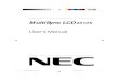 MultiSync LCD2010X - NEC Display Solutions · PDF fileWe hereby certify that the colour monitors MultiSync LCD2010X (LH-20S01) MultiSync LCD2010X (LH-20S01-BK) are in compliance with