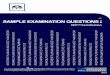 SAMPLE EXAMINATION QUESTIONS - INSTITUTE OF FINANCIAL ... · PDF fileSTUDY GUIDE for CFP CERTIFICATION SAMPLE EXAMINATION ... is by no means intended to be a practice examination 