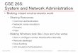 CSE 265: System and Network Administrationbrian/course/2016/sysadmin/notes/20-X-Platform… · Spring 2016 CSE 265: System and Network Administration ©2004-2016 Brian D ... – Network